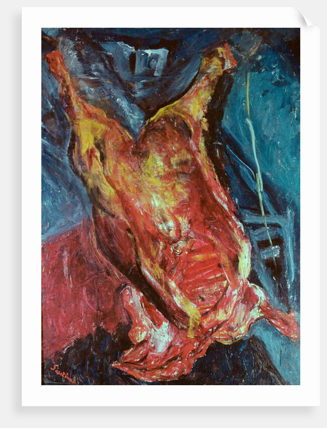 Beef Carcass by Chaim Soutine