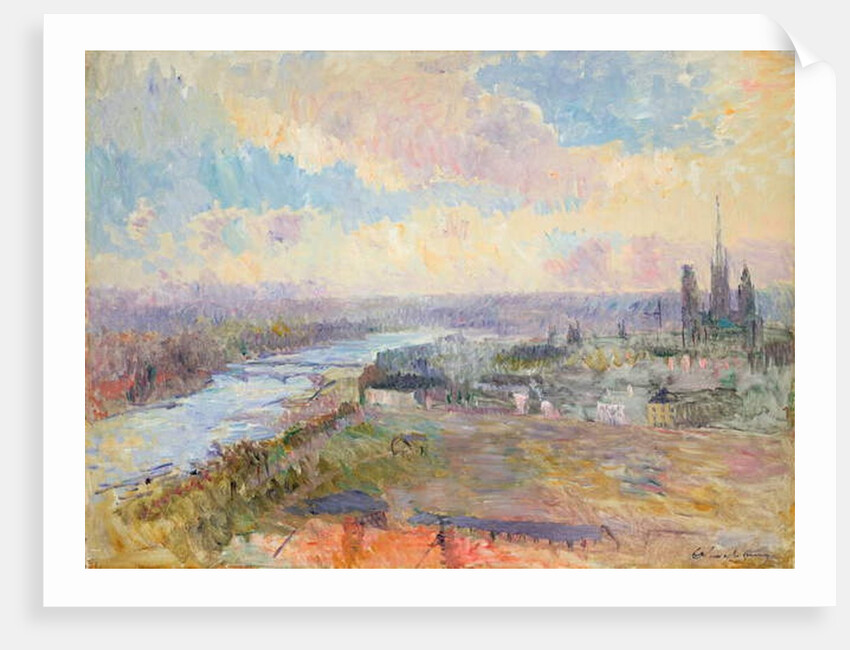 The Seine at Rouen by Albert-Charles Lebourg