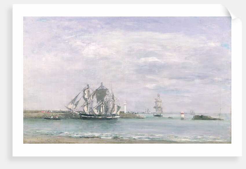 Portrieux by Eugene Louis Boudin