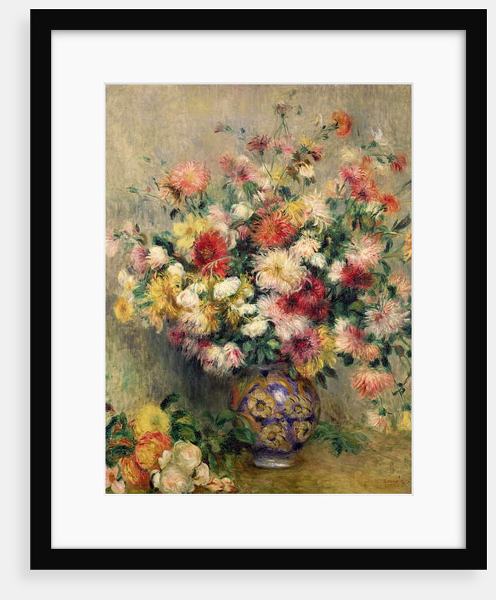 Dahlias by Pierre Auguste Renoir