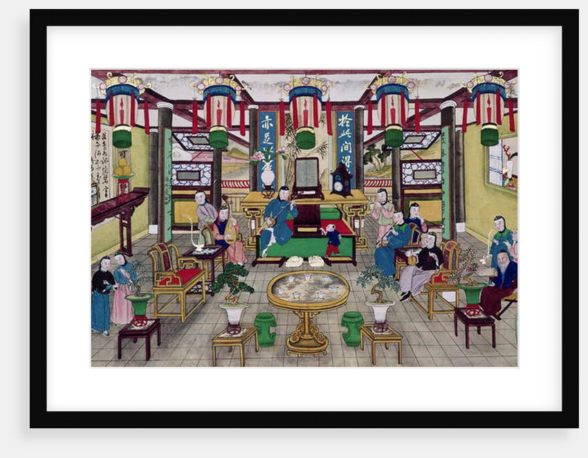 A Room in the House of Mr. Kong, a Peking Merchant by School Chinese