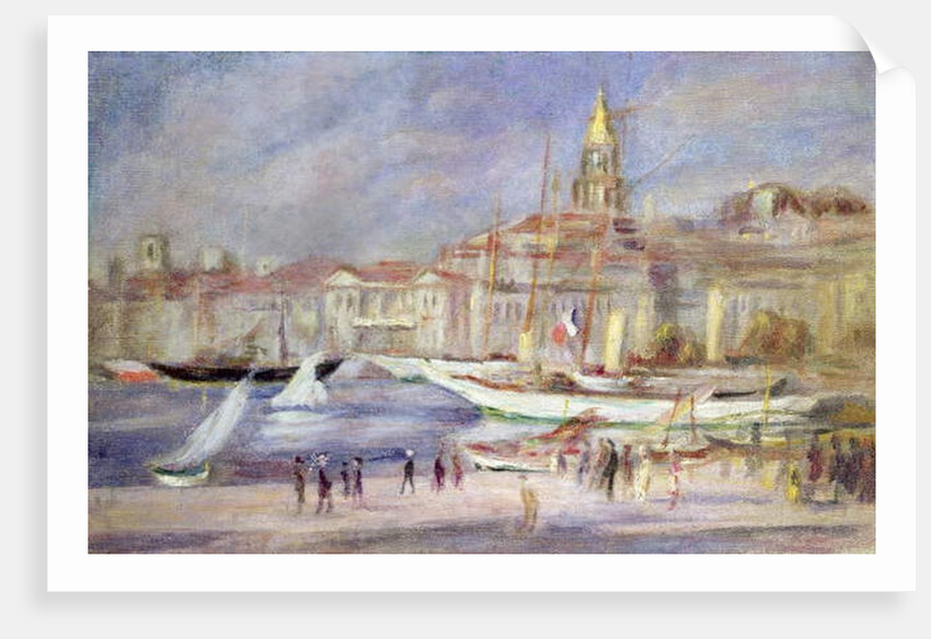 The Old Port of Marseilles, c.1912 by Pierre Auguste Renoir