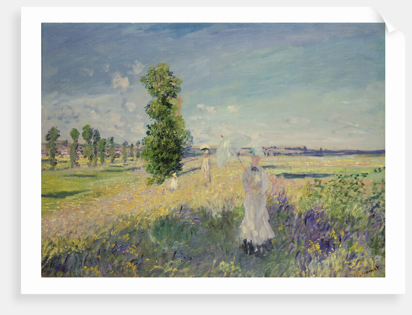 The Promenade, Argenteuil, c.1872-75 by Claude Monet