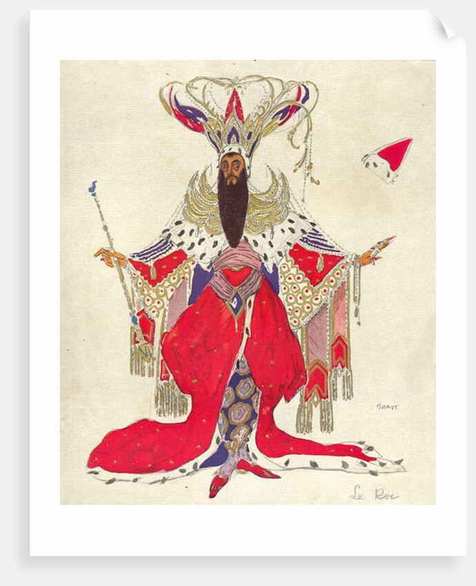 Costume design for Potiphar in 'The Legend of Joseph', 1914 by Leon Bakst