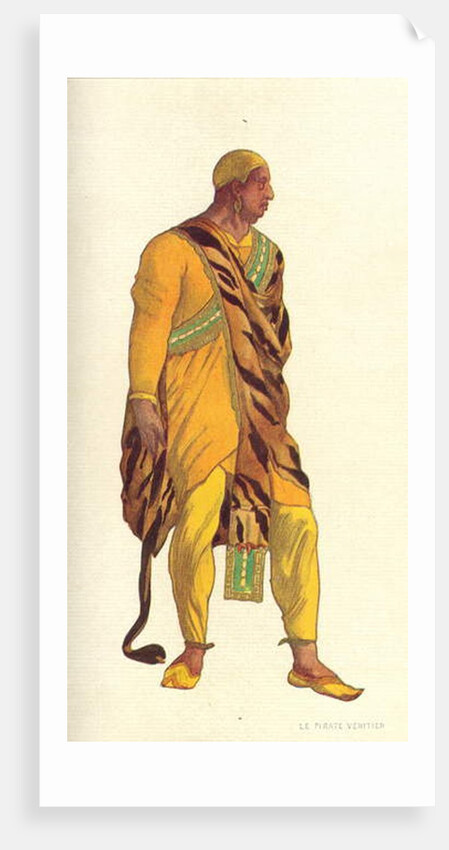 Costume design for a Venetian pirate in 'The Legend of Joseph', 1914 by Leon Bakst