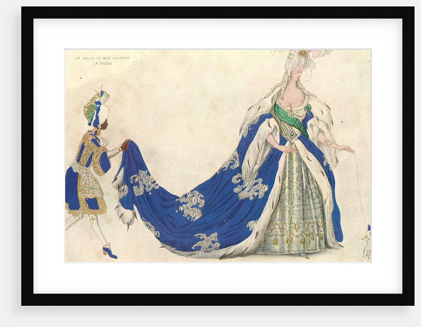 Costume design for the Queen in 'Sleeping Beauty', 1921 by Leon Bakst