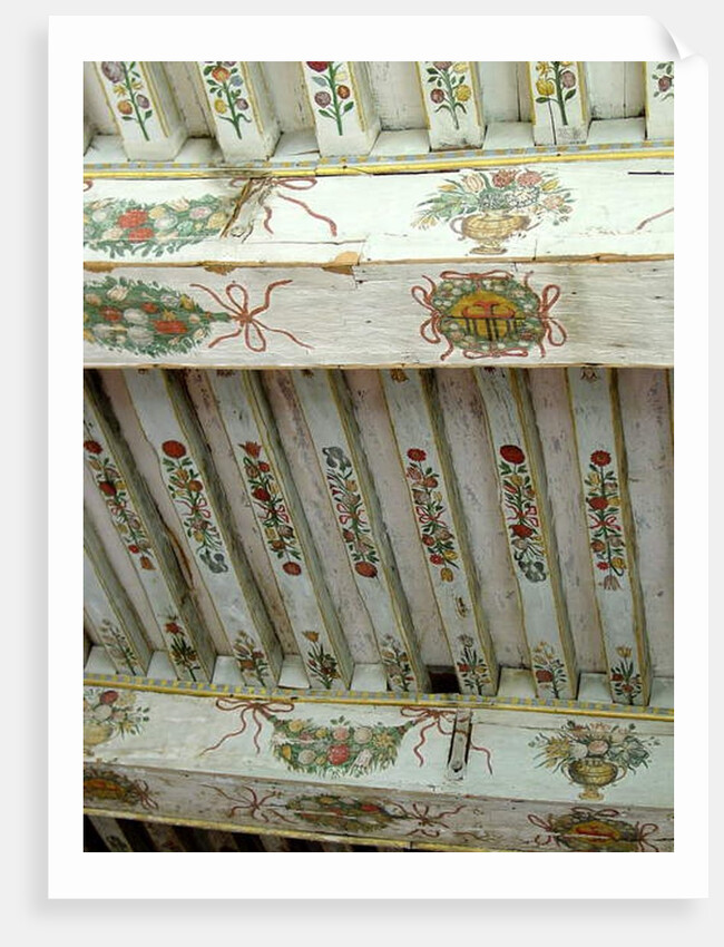 Wooden Beams, Chateau d'Oiron, Loire Valley by School French