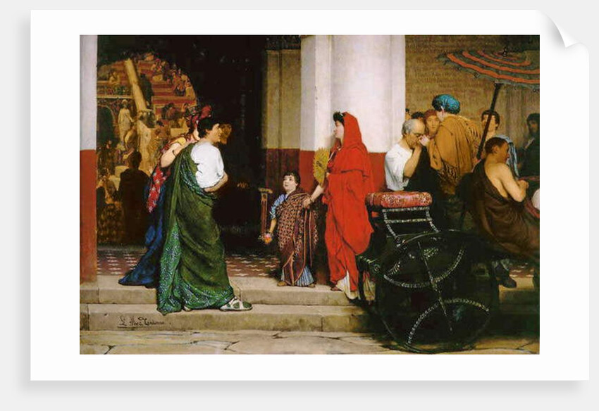 Entrance to a Roman Theatre, 1866 by Lawrence Alma-Tadema