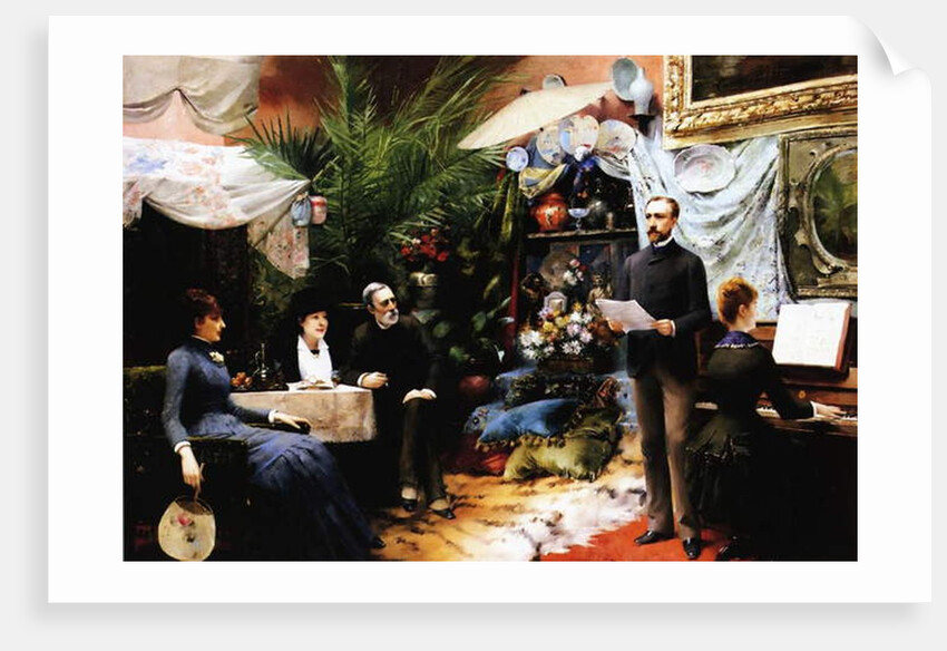 An Afternoon Song, 1885 by Louise Abbema