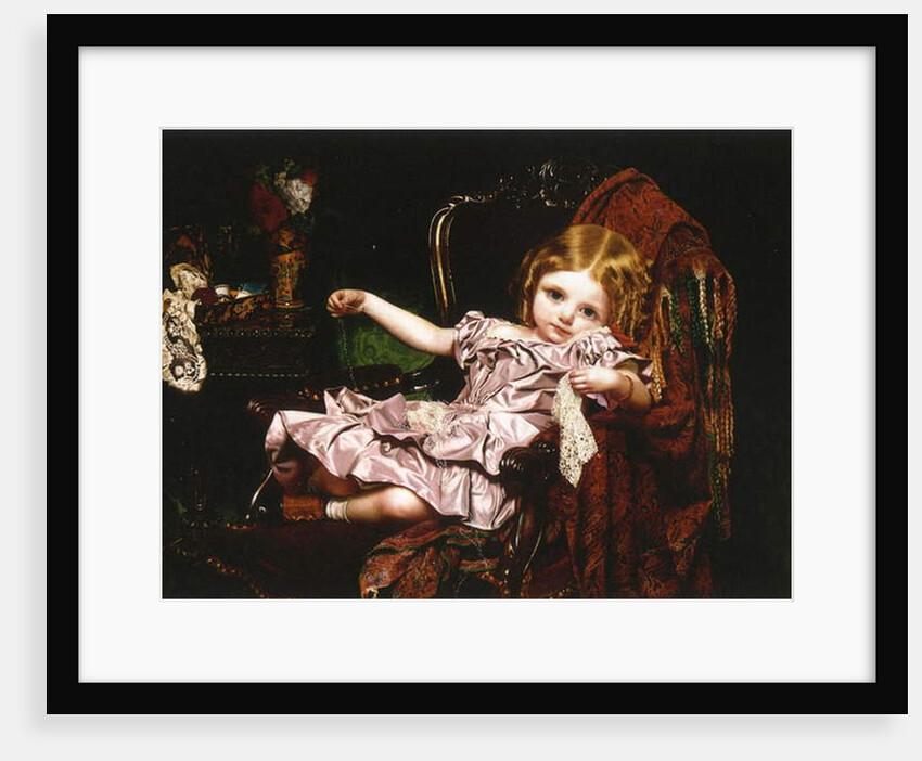 Young Girl in an Armchair, c.1850 by Sophie Anderson