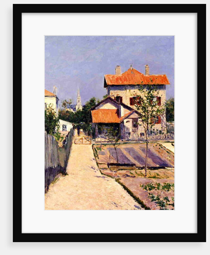 The Artist's House at Yerres, c.1882 by Gustave Caillebotte