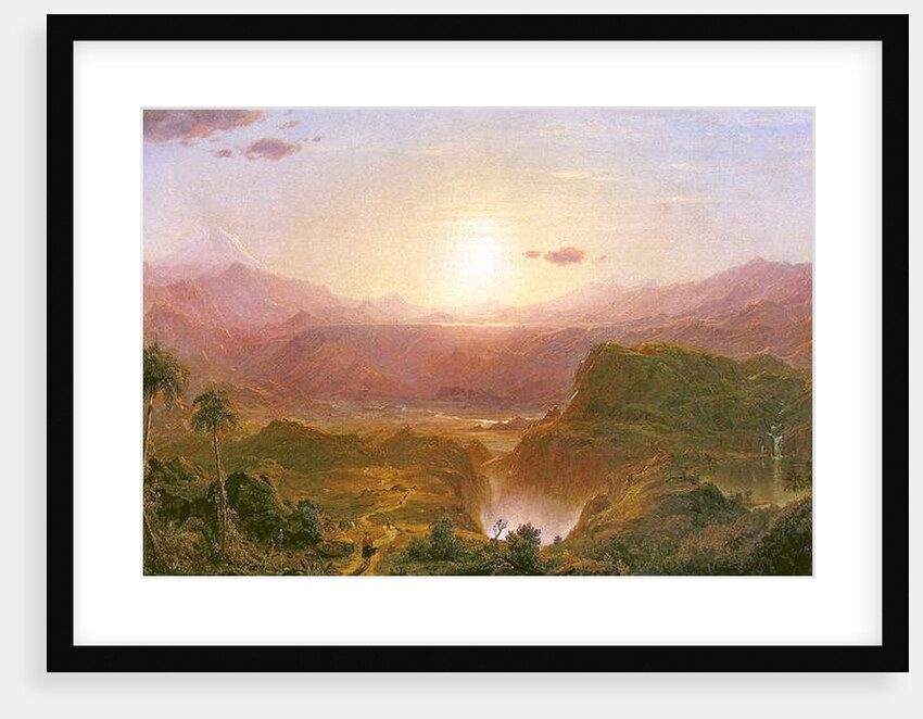 The Andes of Ecuador, c.1876 by Frederic Edwin Church