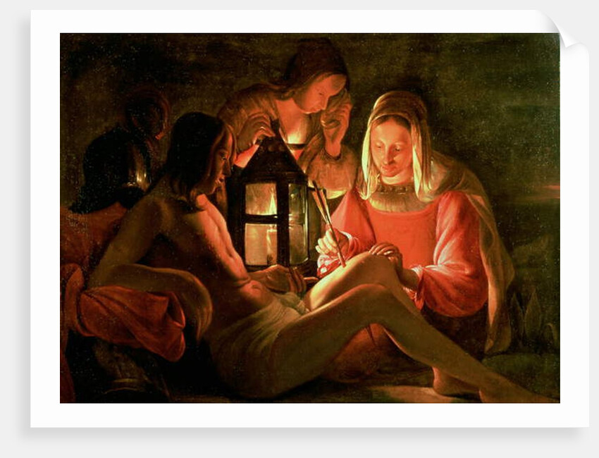 St. Sebastian tended by the Holy Woman by Georges de la Tour