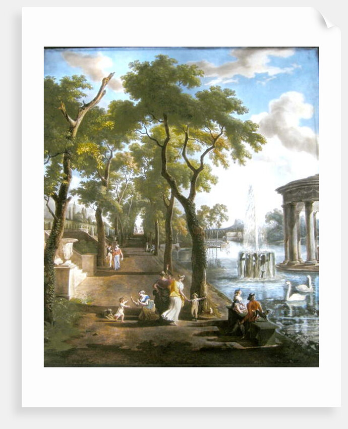 Imaginary Landscape, Dihl Factory, 1806 by Jean Louis De Marne