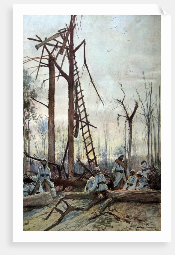The Battle of the Somme, 1916 by Francois Flameng