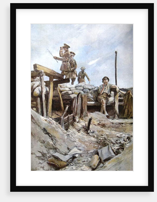 British Officers, 1914 by Francois Flameng