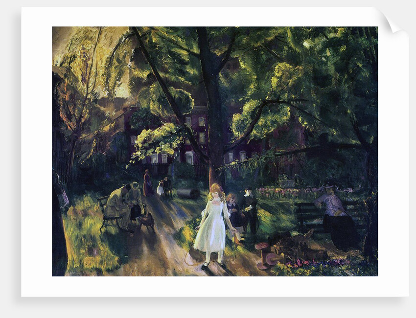 Gramercy Park by George Wesley Bellows
