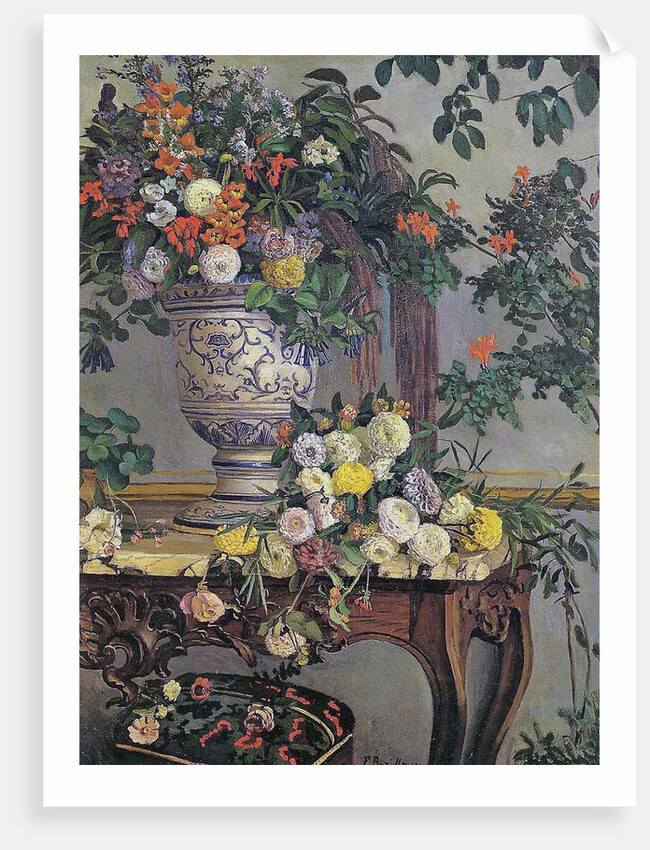Flowers, 1868 by Jean Frederic Bazille