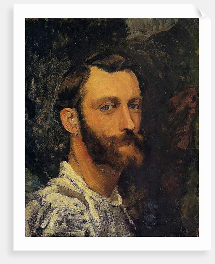 Self Portrait by Jean Frederic Bazille