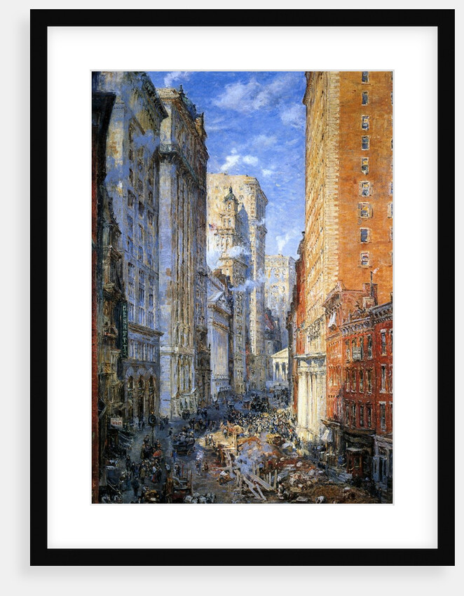 Broad Street, New York, c.1904 by Colin Campbell Cooper