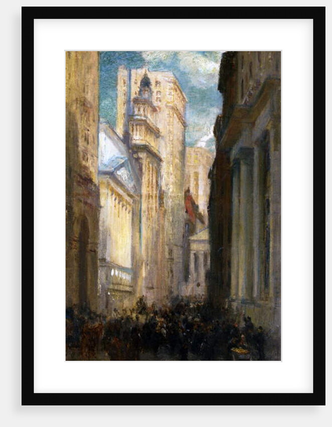 Wall Street, New York, c.1905 by Colin Campbell Cooper