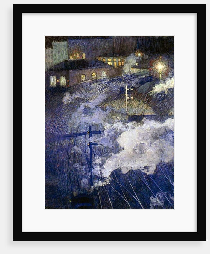 Brussels, the Luxembourg Railway Station by Henri Ottmann