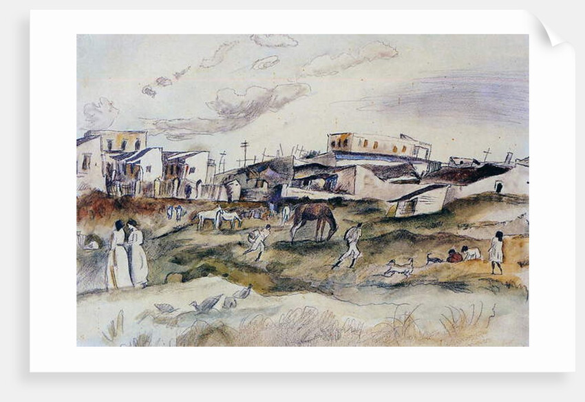 A Street in Havana, Cuba, 1917 by Jules Pascin