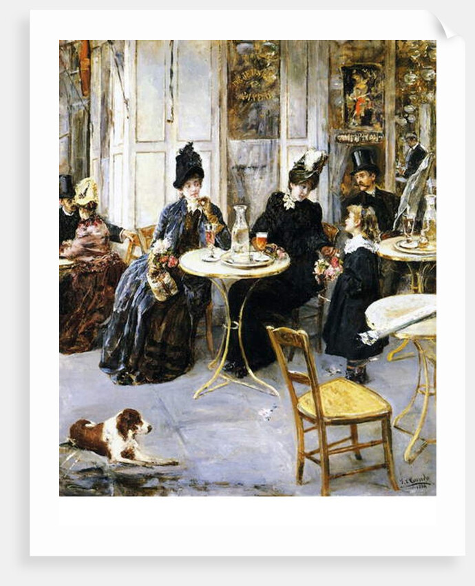 The Little Flower Girl, 1886 by Eduardo-Leon Garrido