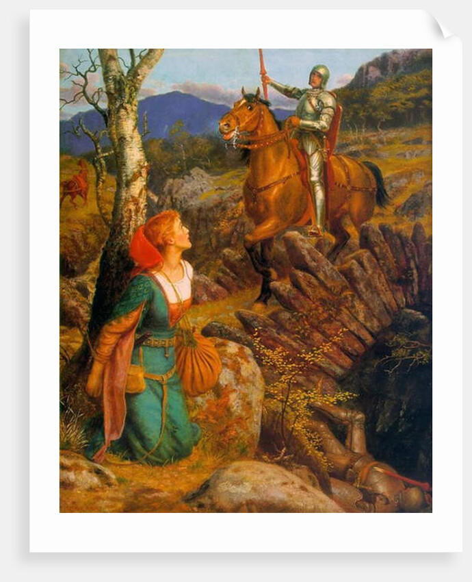 The Overthrowing of the Rusty Knight, c.1894-1908 by Arthur Hughes