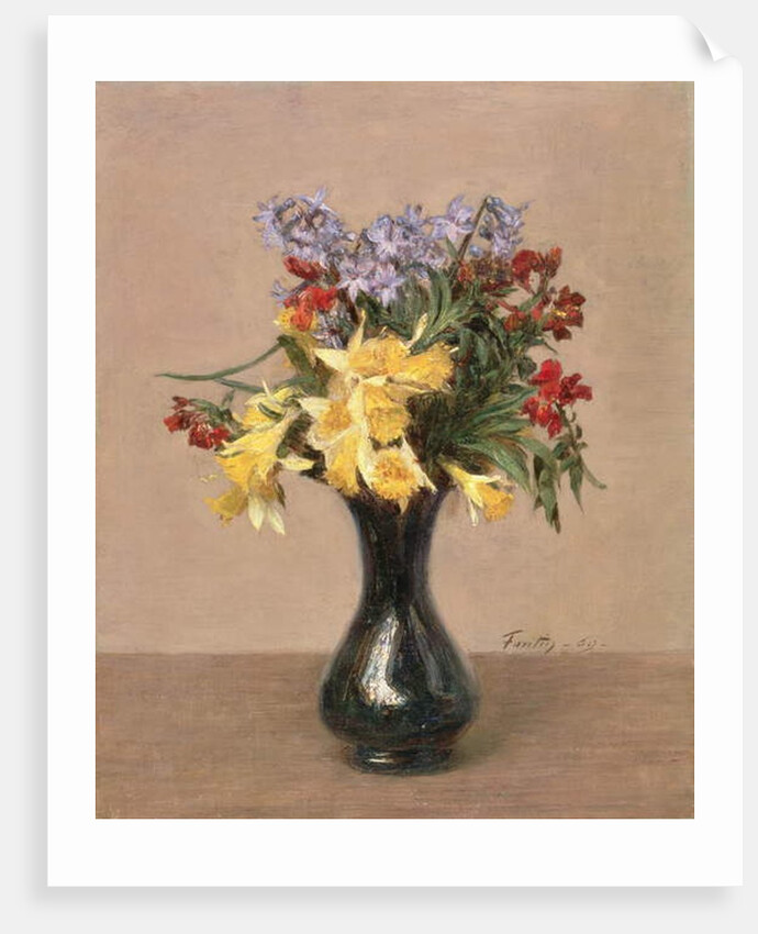 Spring Flowers, 1869 by Ignace Henri Jean Fantin-Latour