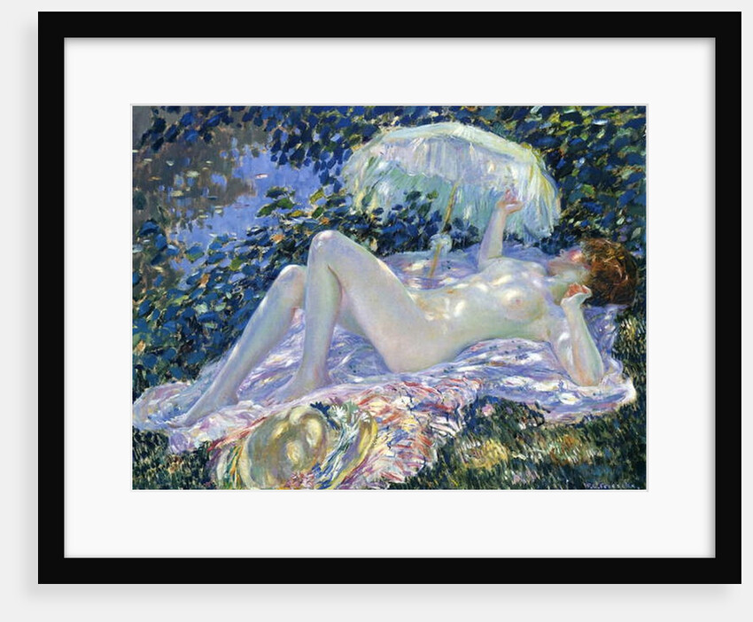 Sunbathing, c.1913 by Frederick Carl Frieseke