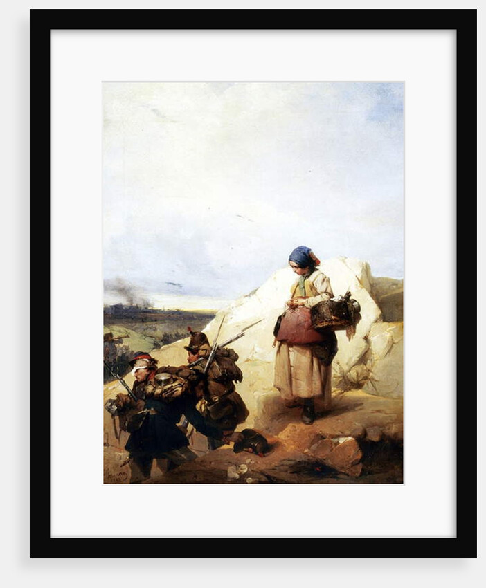 The Cantiniere, 1852 by Domenico Induno