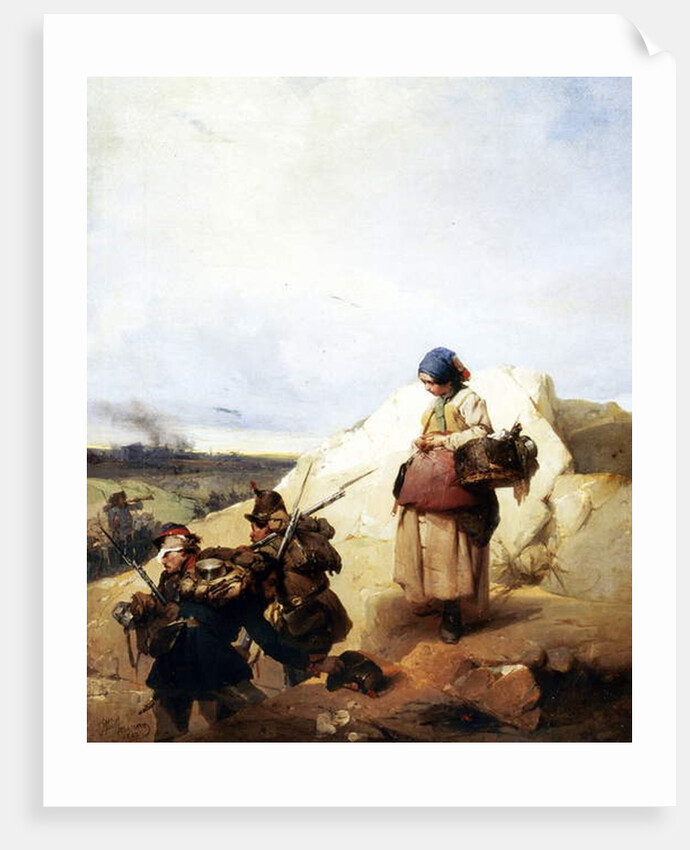 The Cantiniere, 1852 by Domenico Induno