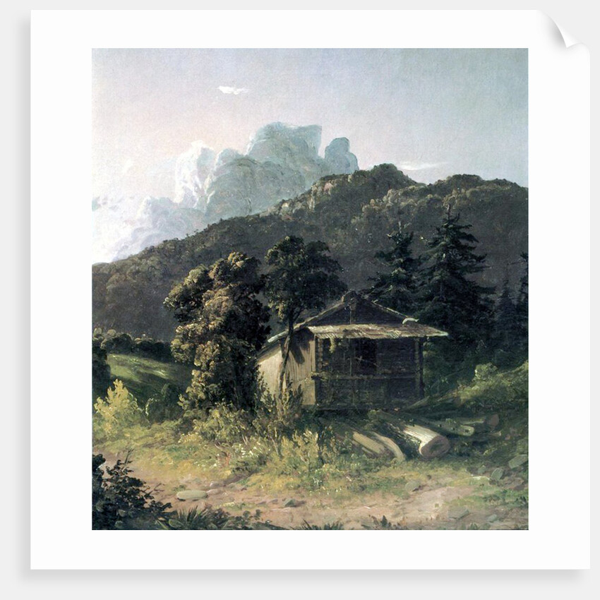 A House in the Adirondacks, 1851 by David Johnson