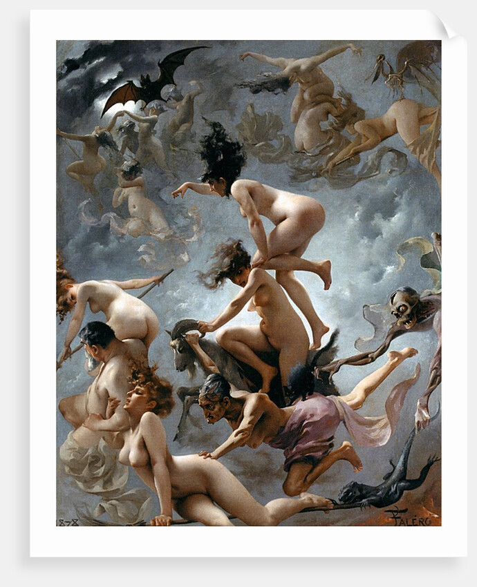 Witches going to their Sabbath, 1878 by Luis Riccardo Falero