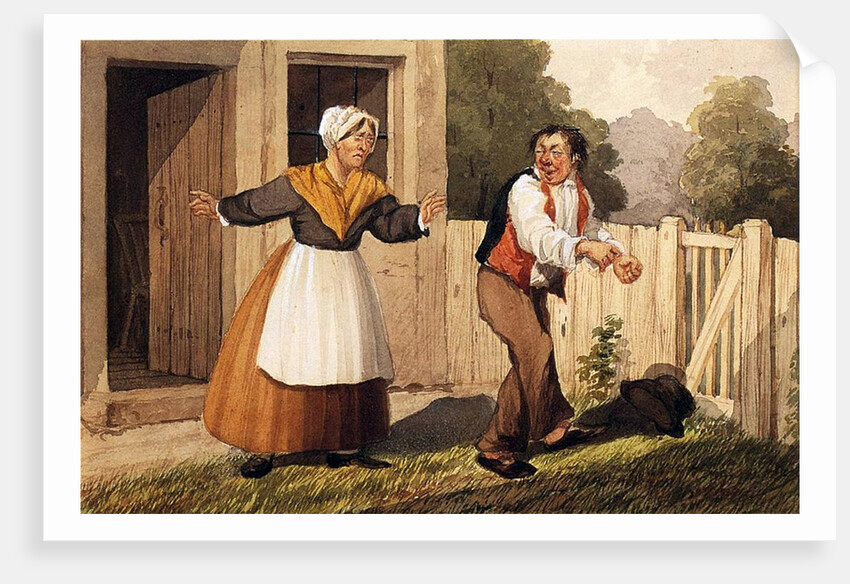 The Drunken Husband, c.1818 by David Claypoole Johnston