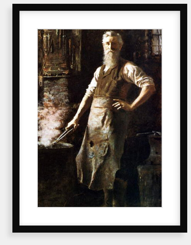 The Village Blacksmith by Thomas Hovenden