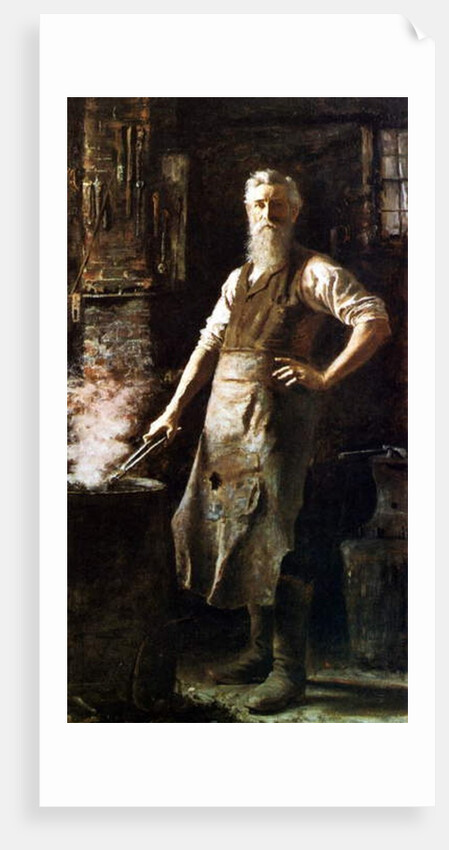 The Village Blacksmith by Thomas Hovenden