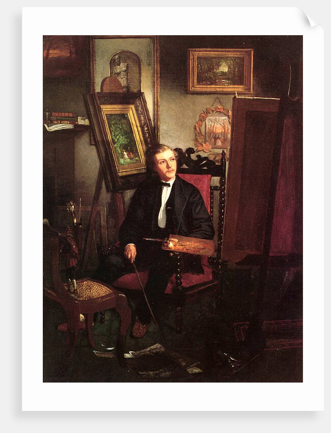Self portrait, c.1870 by Thomas Hovenden