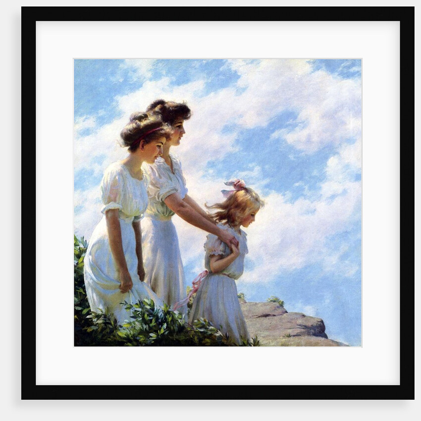 On the Cliff, 1910 by Charles Courtney Curran