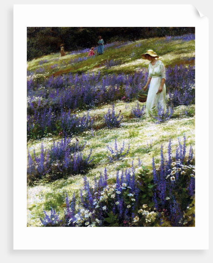 On a Hill, 1914 by Charles Courtney Curran