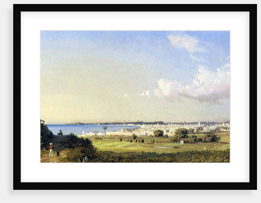 Havana Bay, Cuba. c.1854-61 by Charles de Wolfe Brownell