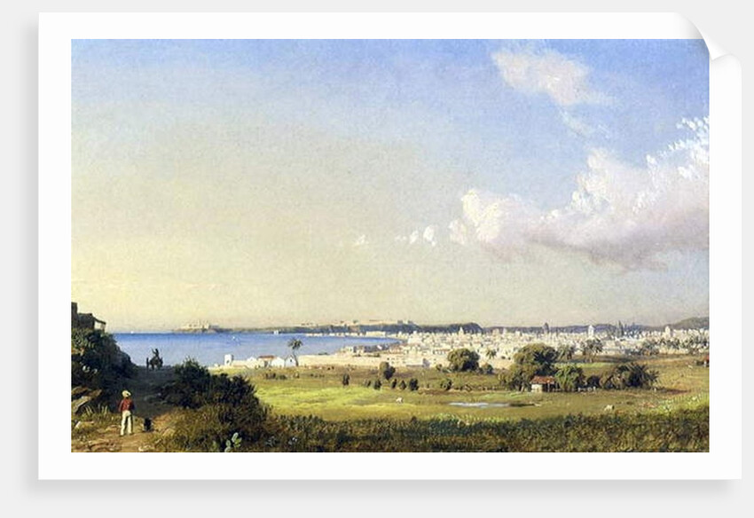 Havana Bay, Cuba. c.1854-61 by Charles de Wolfe Brownell