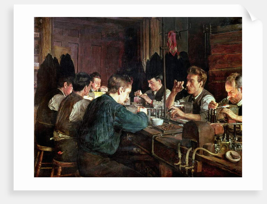 The Glass Blowers, 1883 by Charles Frederic Ulrich