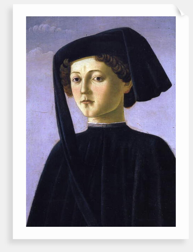 Portrait of a young man by Francesco Botticini