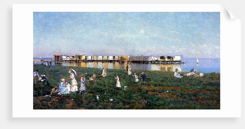 The Bay of Livorno, Italy by Serafin Avendano