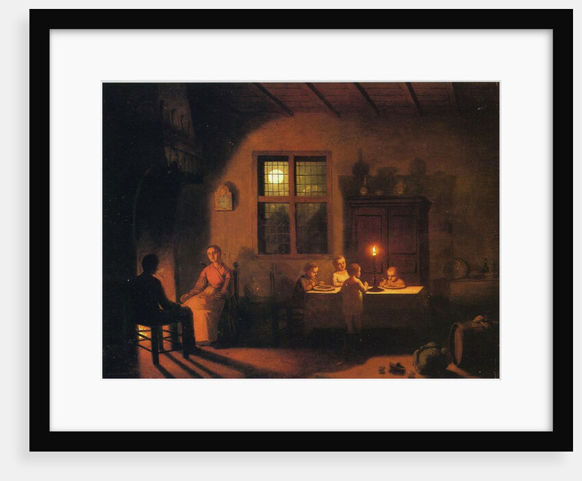 Evening at Home, 1867 by Johann Mongels Culverhouse