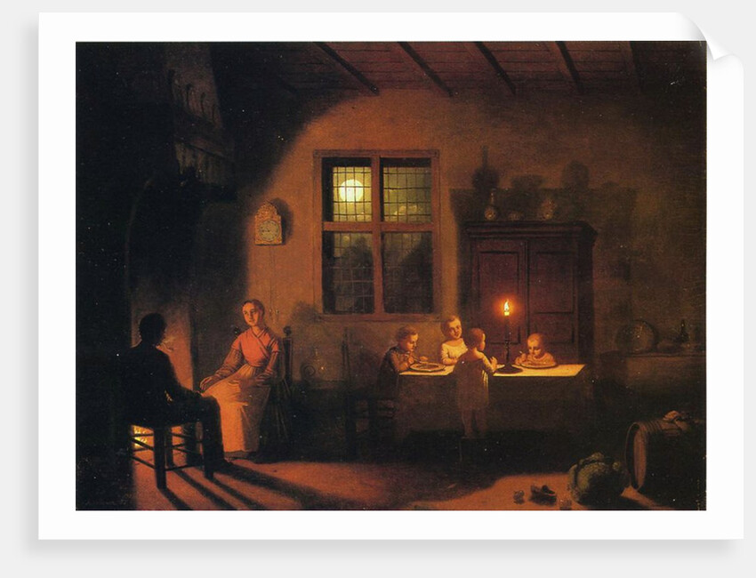 Evening at Home, 1867 by Johann Mongels Culverhouse