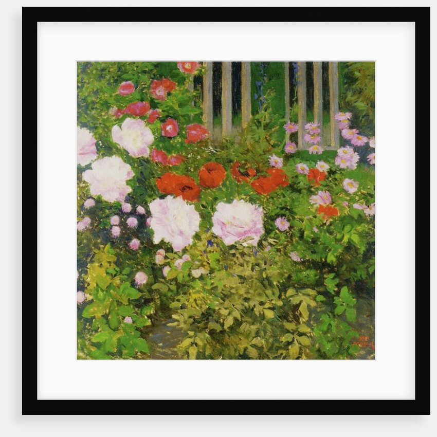 A rose hedge by Koloman Moser