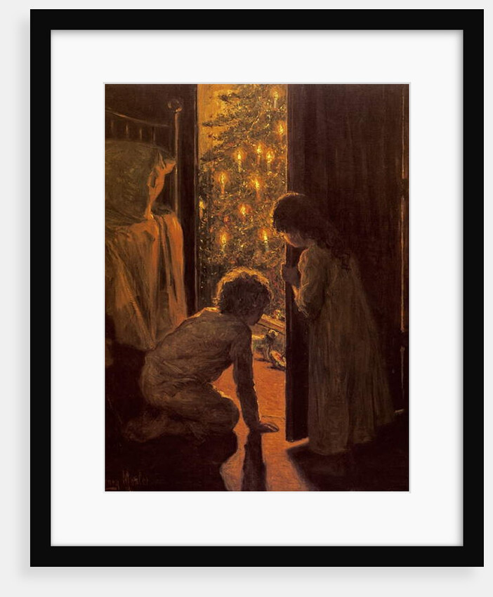 The Christmas Tree, c.1916 by Henry Mosler